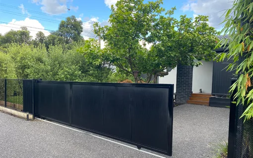 How do automated sliding gates work