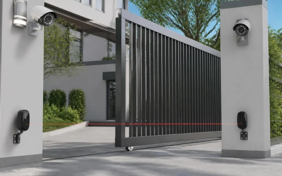 Gate sensors must operate reliably in changing outdoor conditions, with rain, fog, sunlight, heat and dust among the key environmental factors to consider — (AI-generated image; content provided by Digital Home Systems)