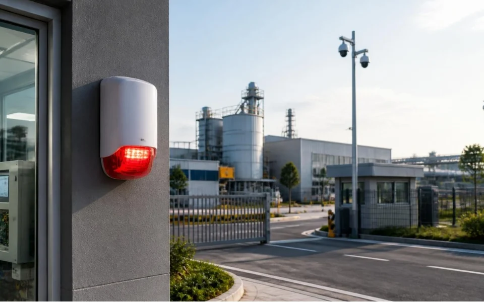 Effective Outdoor Siren installation starts with assessing the facility layout, surrounding buildings, mounting location, sound coverage and environmental conditions — (AI-generated image; content provided by Digital Home Systems)