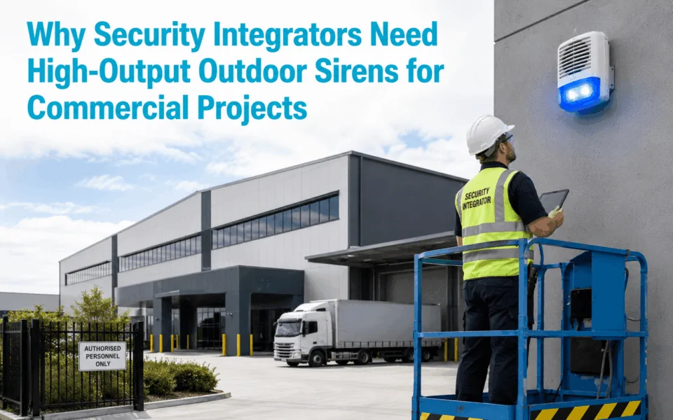 Why Security Integrators Need High-Output Commercial Outdoor Sirens For Commercial Projects