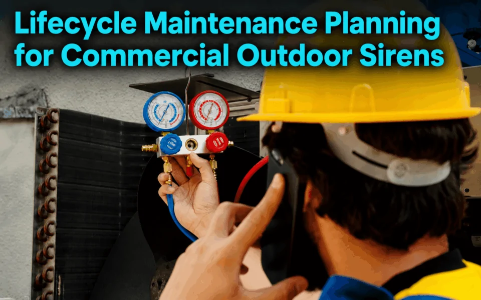 Siren Maintenance - Plan Long Lasting Life For Commercial Outdoor Sirens