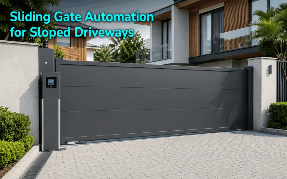 Sliding Gate Automation for Sloped Driveways