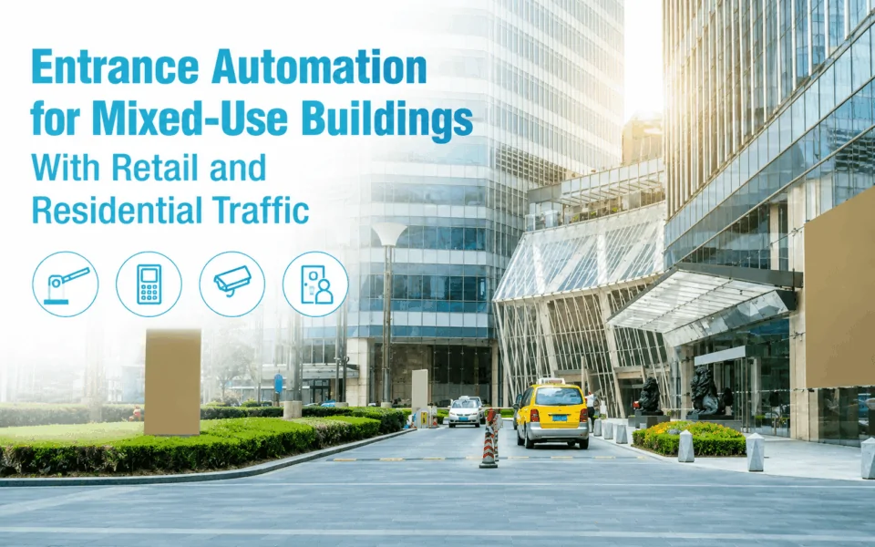 Entrance Automation for Mixed-Use Buildings With Retail and Residential Traffic
