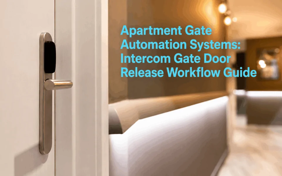 Apartment Gate Automation Systems: Intercom Gate Door Release Workflow Guide