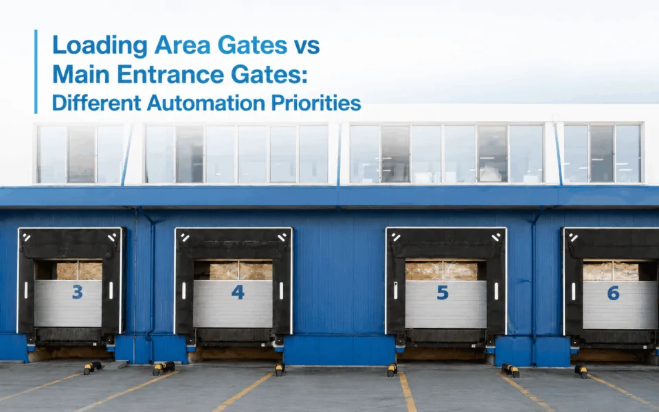 Loading Area Gates vs Main Entrance Gates: Different Automation Priorities