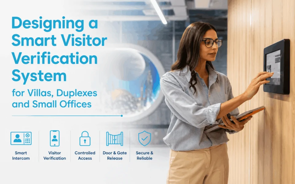 Designing a Smart Visitor Verification for Villas, Duplexes and Small Offices