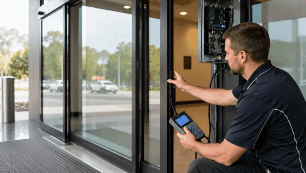 Automatic Door Safety Edge Adjustment for Reliable Anti-Crush Protection