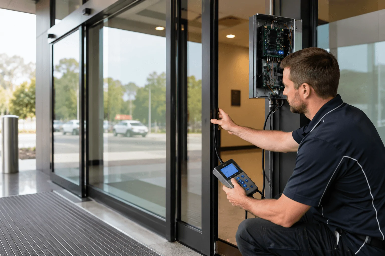 Automatic Door Safety Edge Adjustment for Reliable Anti-Crush Protection