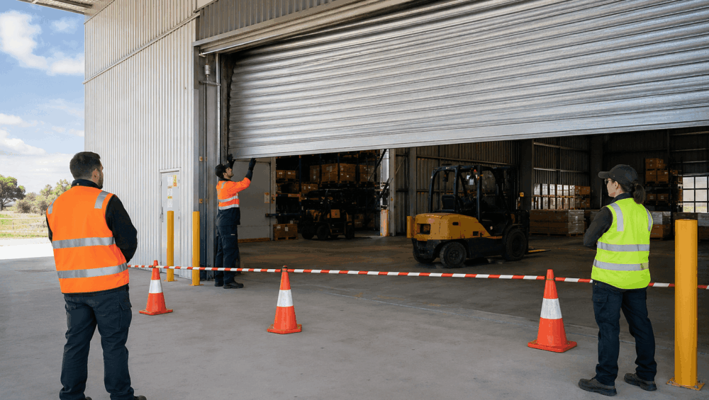 Commercial Roller Door Repair: 9 Critical Steps to Take When a Warehouse Roller Door Jams