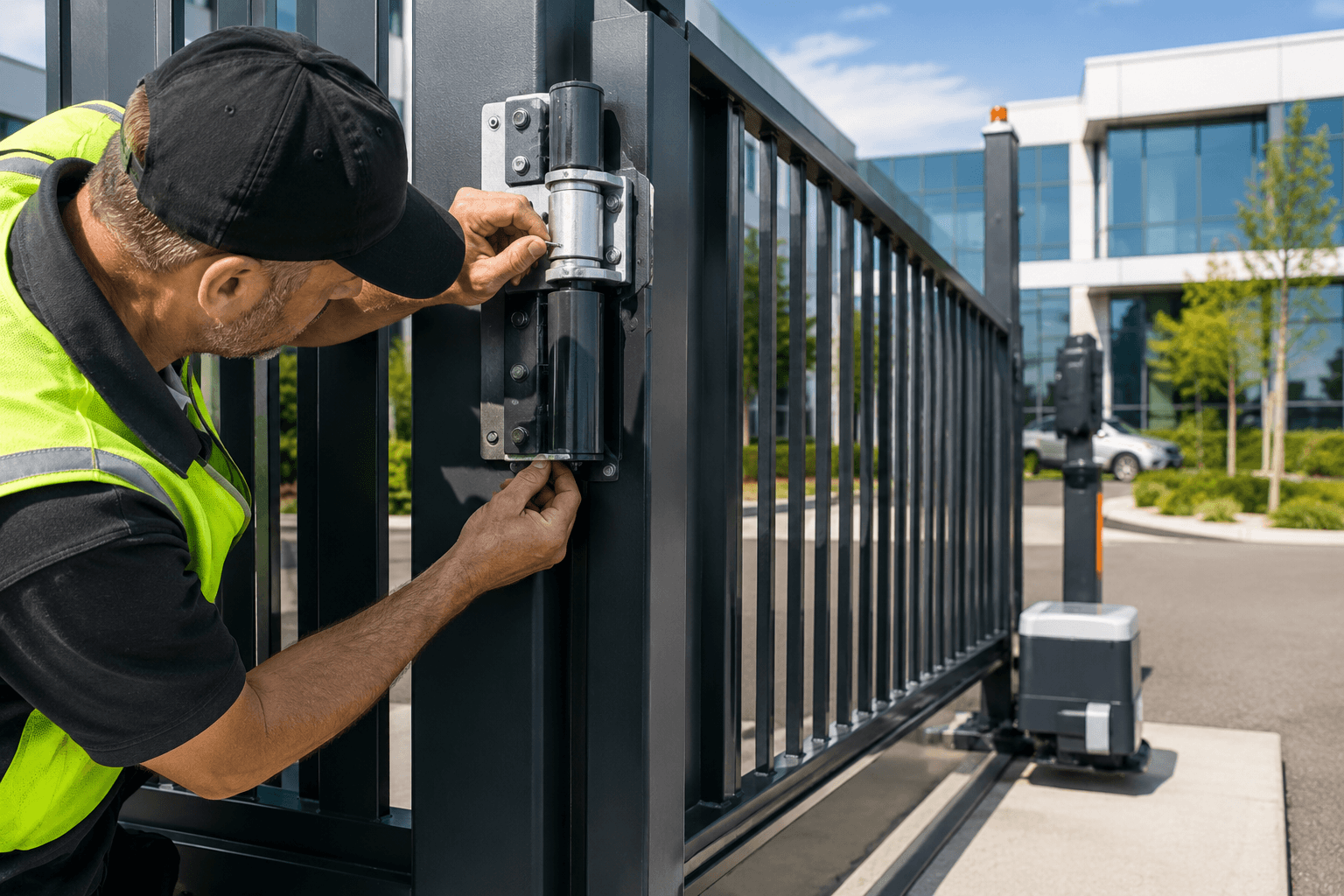 Learn the top warning signs that indicate you need heavy duty gate hinge repair and discover how proactive maintenance can prevent costly commercial gate failures.
