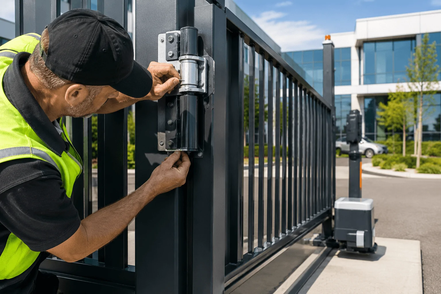 Learn the top warning signs that indicate you need heavy duty gate hinge repair and discover how proactive maintenance can prevent costly commercial gate failures.