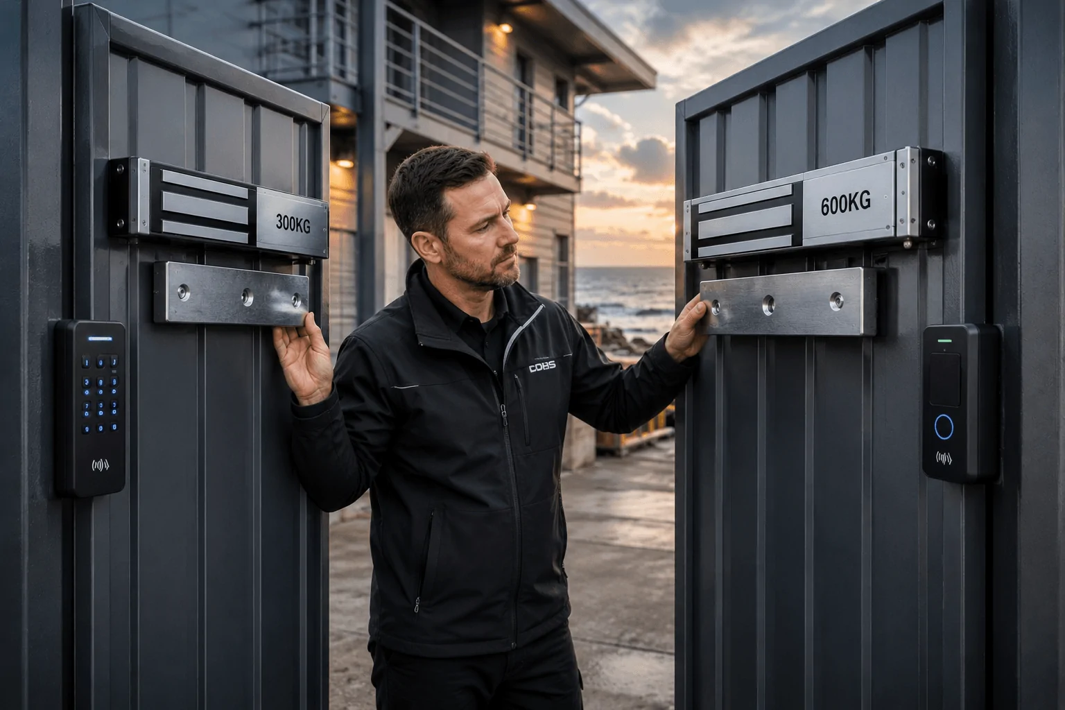Learn how to choose the right magnetic lock holding force by comparing 300kg vs. 600kg maglocks.