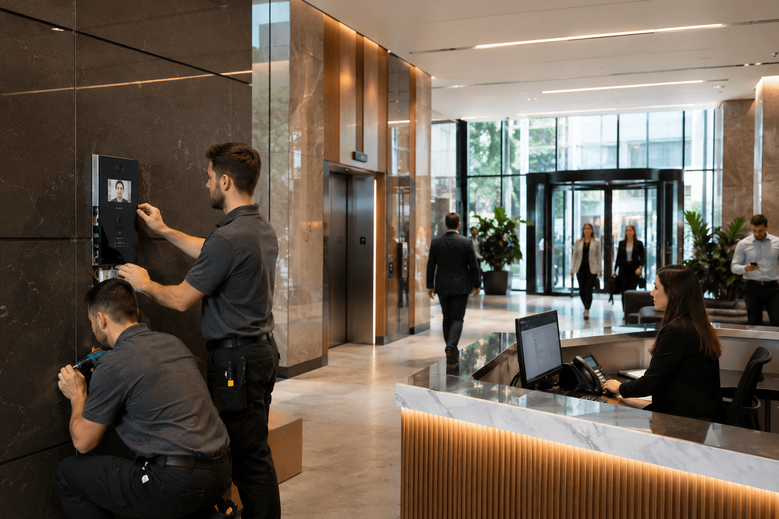 Steps-by-Steps for a Multi Tenant Office Intercom Upgrade