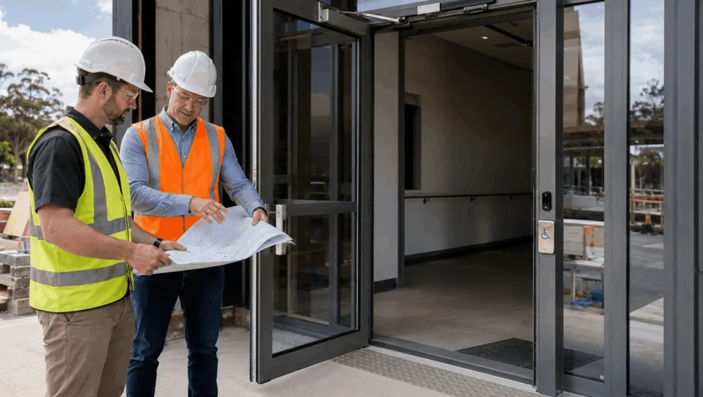 AS1428.1 Automatic Door Compliance: A Builder’s Blueprint for Accessible Openers