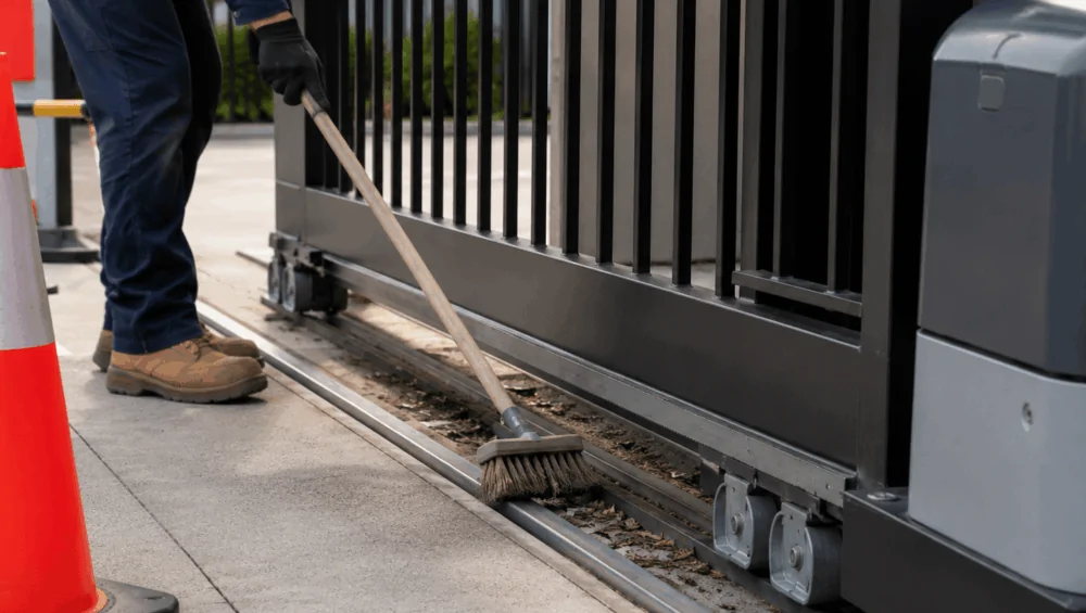 Clean Automatic Gate Track Safely: A Facility Maintenance Guide