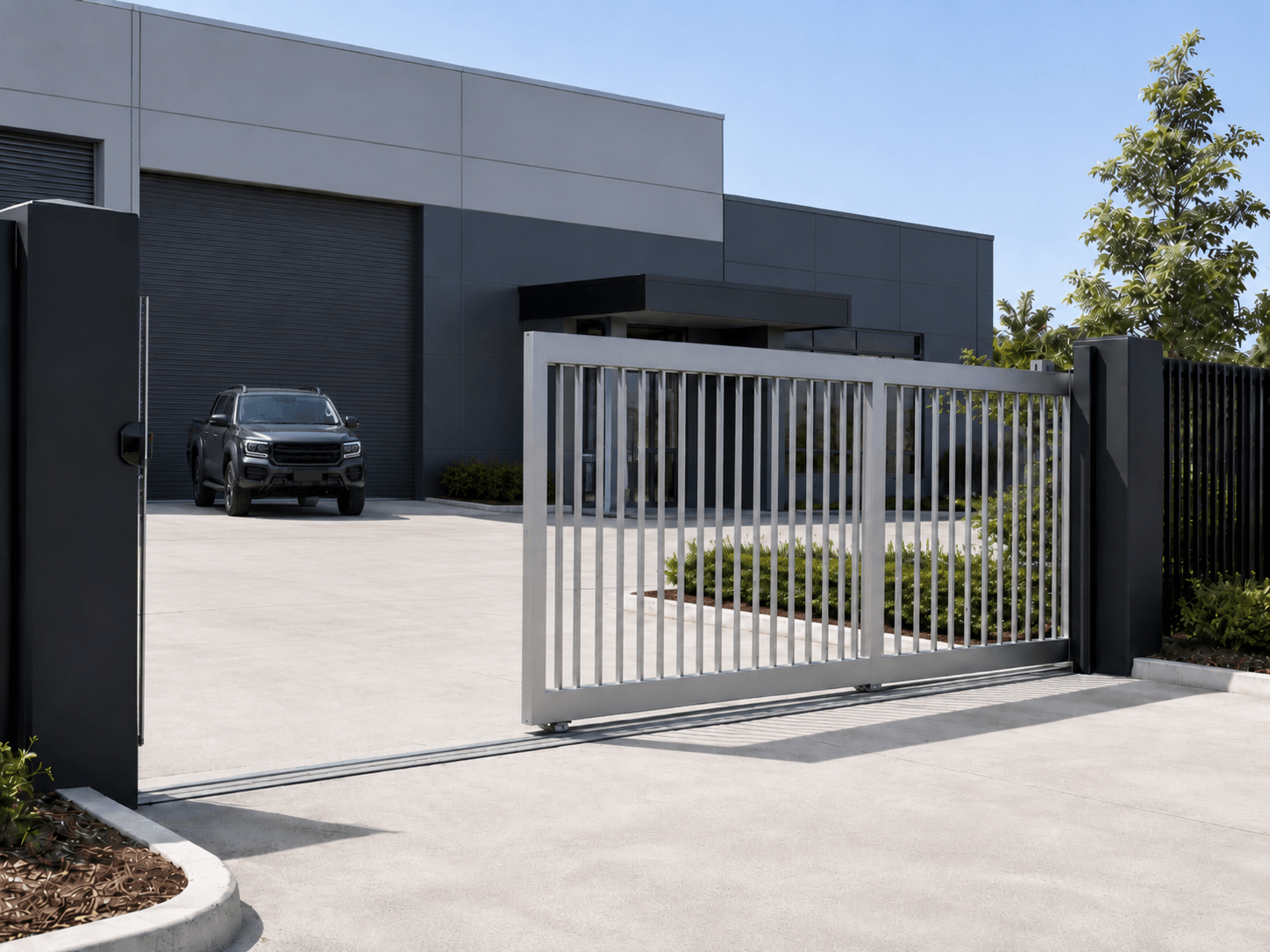 Commercial Gate Material Comparison: Aluminium vs Structural Steel for Automated Gates