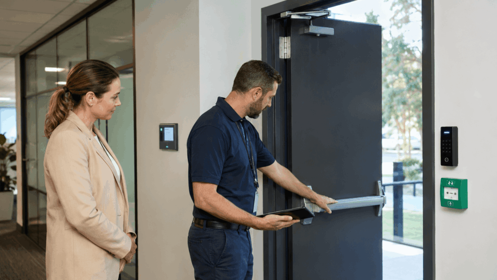 Emergency Exit Door Compliance Australia: Testing Panic Bars and Fail-Safe Electronic Doors