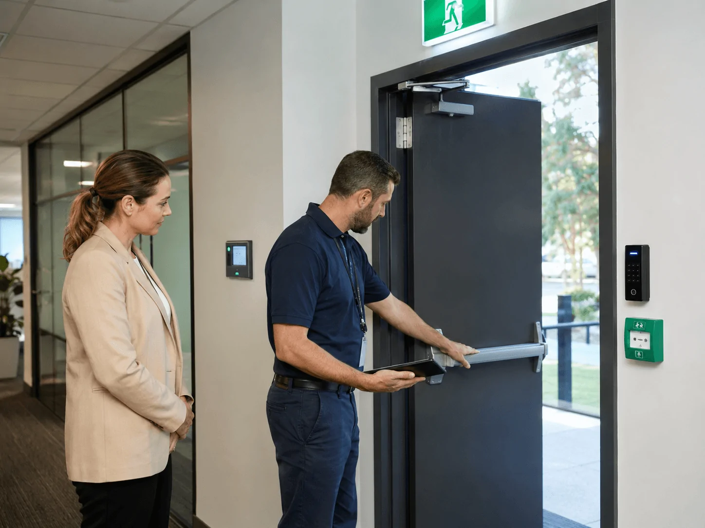 Emergency Exit Door Compliance Australia: Testing Panic Bars and Fail-Safe Electronic Doors