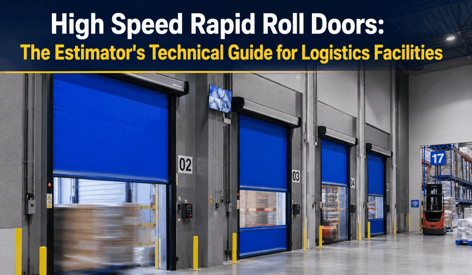 High Speed Rapid Roll Doors: The Estimator's Technical Guide for Logistics Facilities